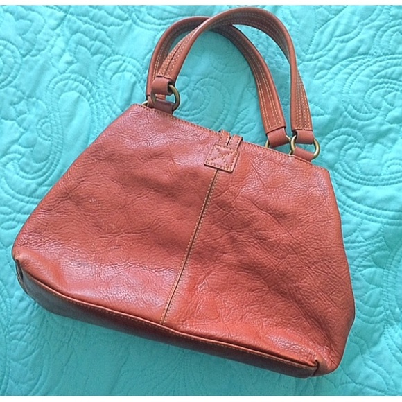 Lauren Ralph Lauren Brown Leather Bag - Picture 2 of 8